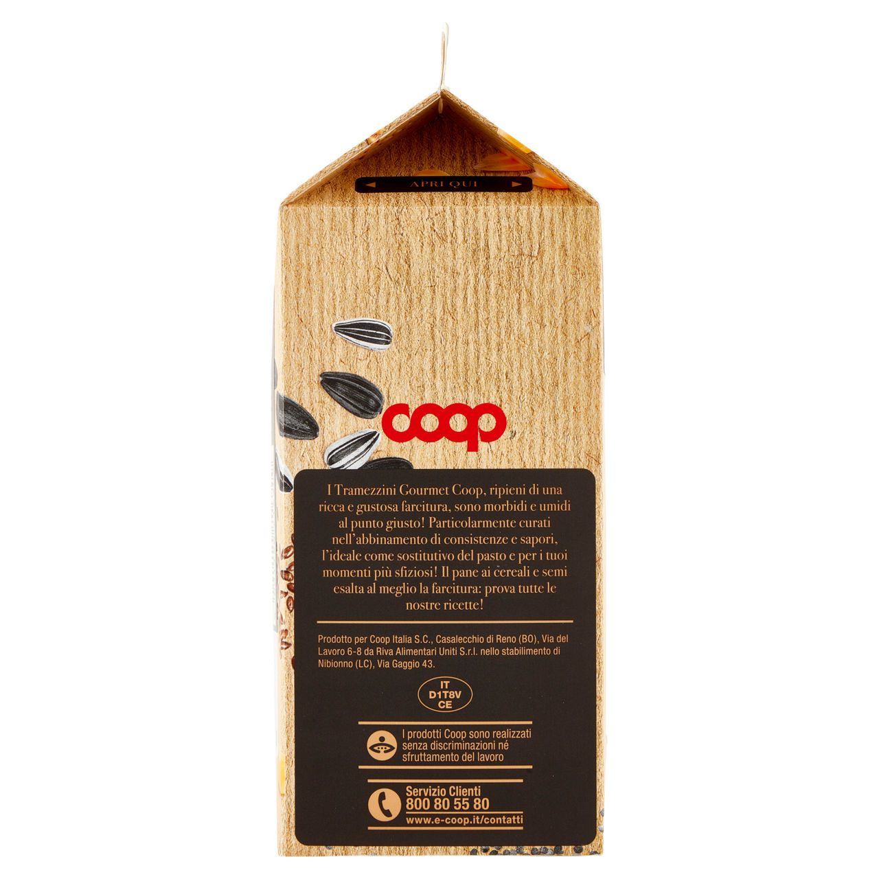 Tramezzini Gourmet con pomodori secchi olive taggiasche edamame e capperi 2 pz 160 gr - Immagine 51