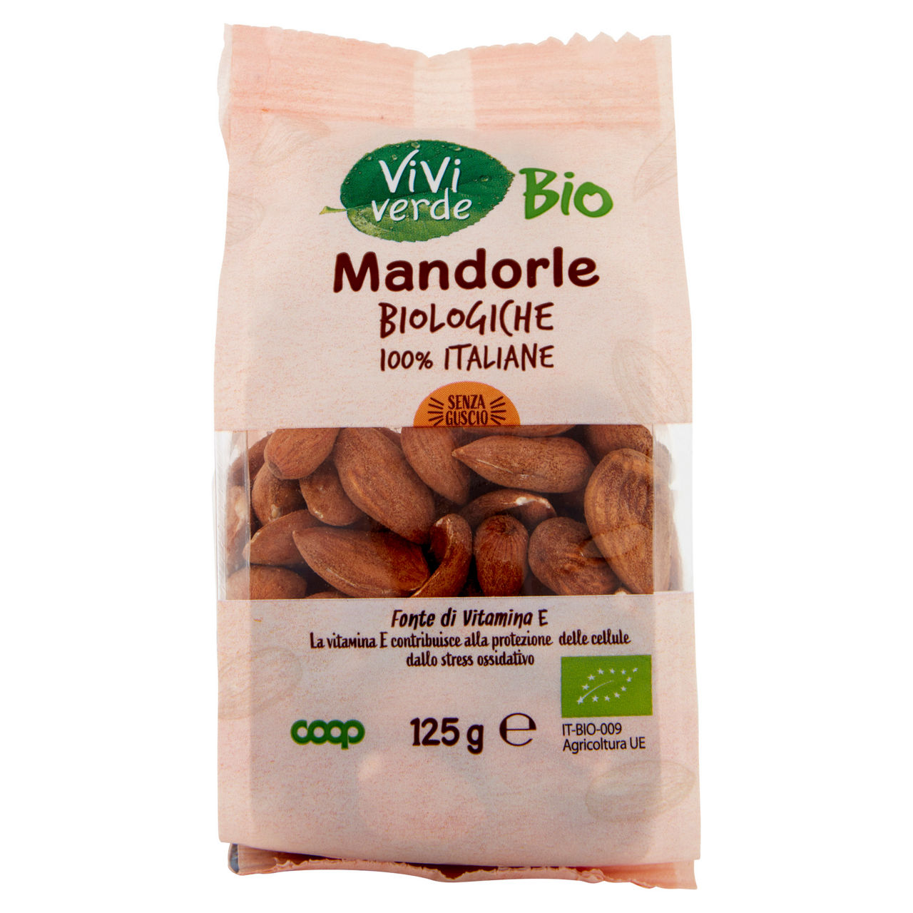 Mandorle sgusciate bio 125 gr