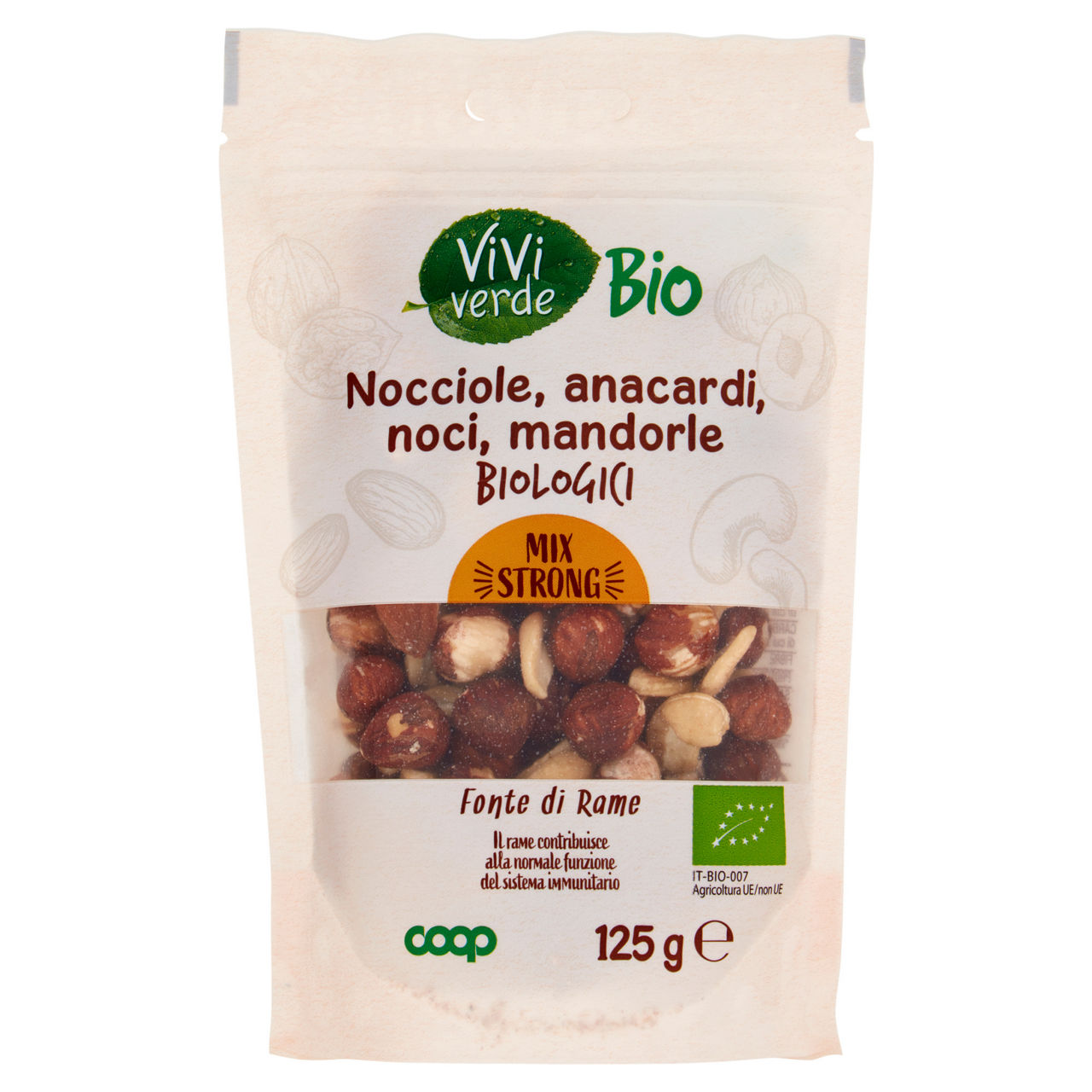 Mix di frutta secca bio 125 gr