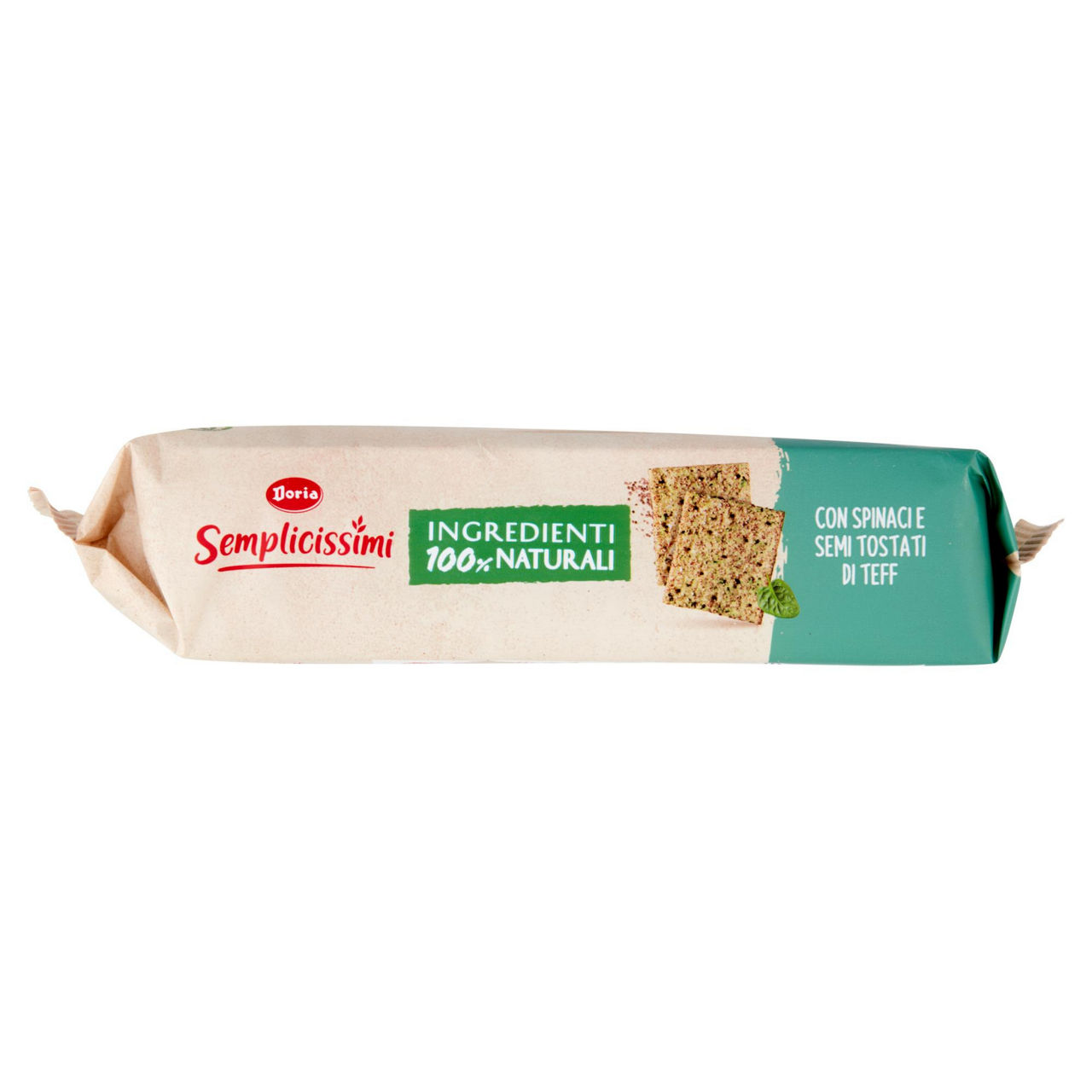 Crackers spinaci e semi di teff tostati semplicissimi doria g 280 - Immagine 51