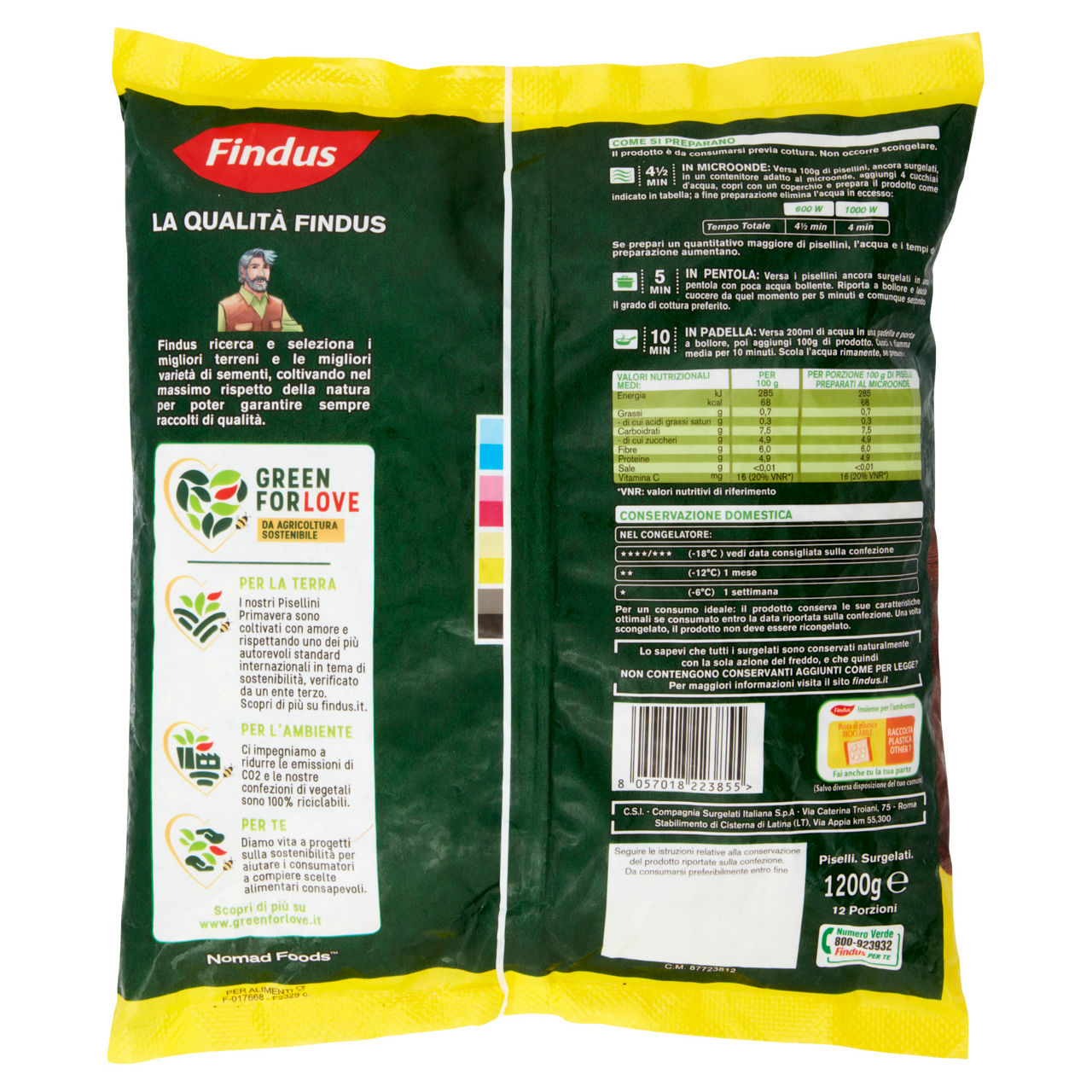 Pisellini primavera surgelati 1,2 kg - Immagine 51