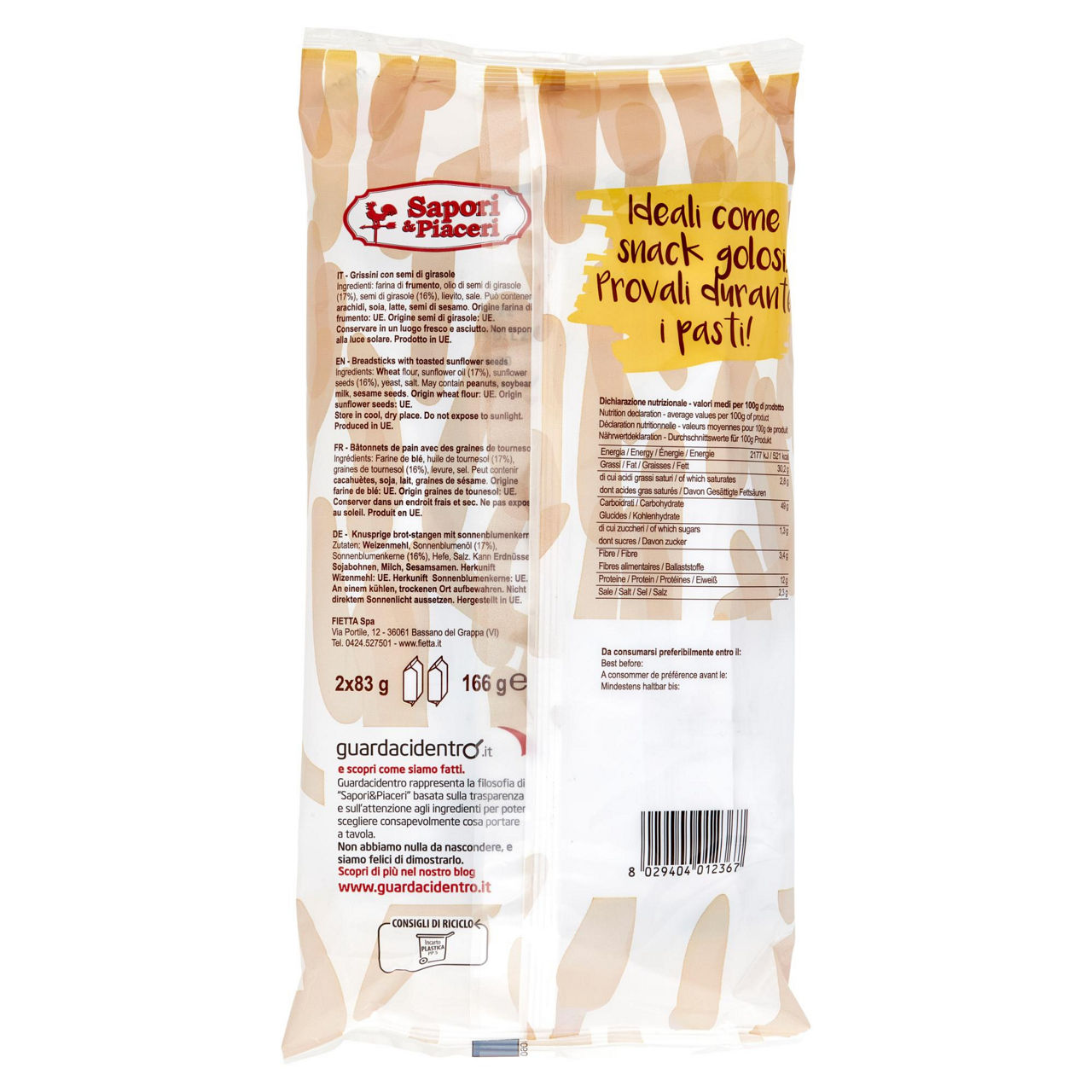 Grissini Stiracche 166 gr - Immagine 21