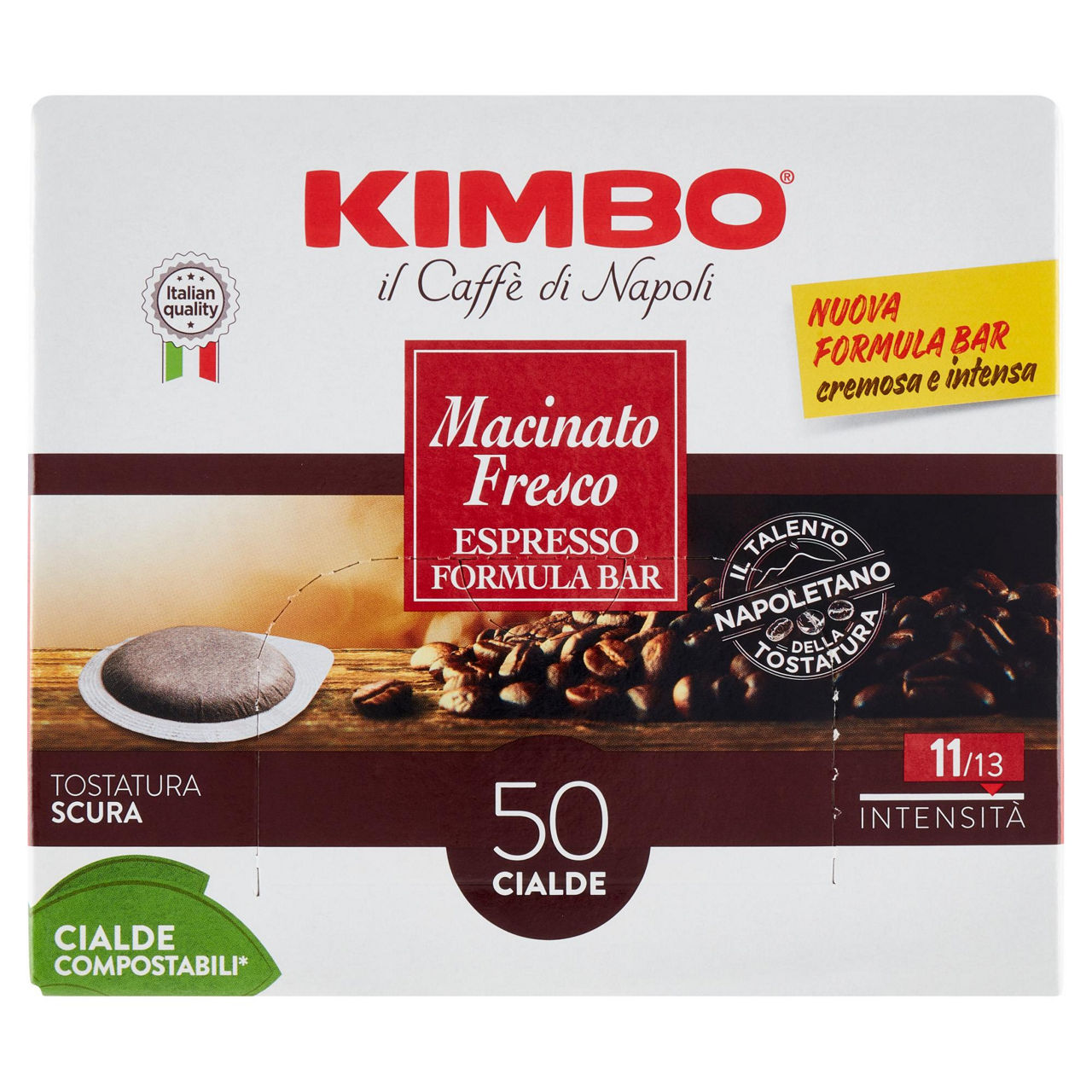 Caffè in cialde compostabili Macinato Fresco 50 pz - Immagine 01