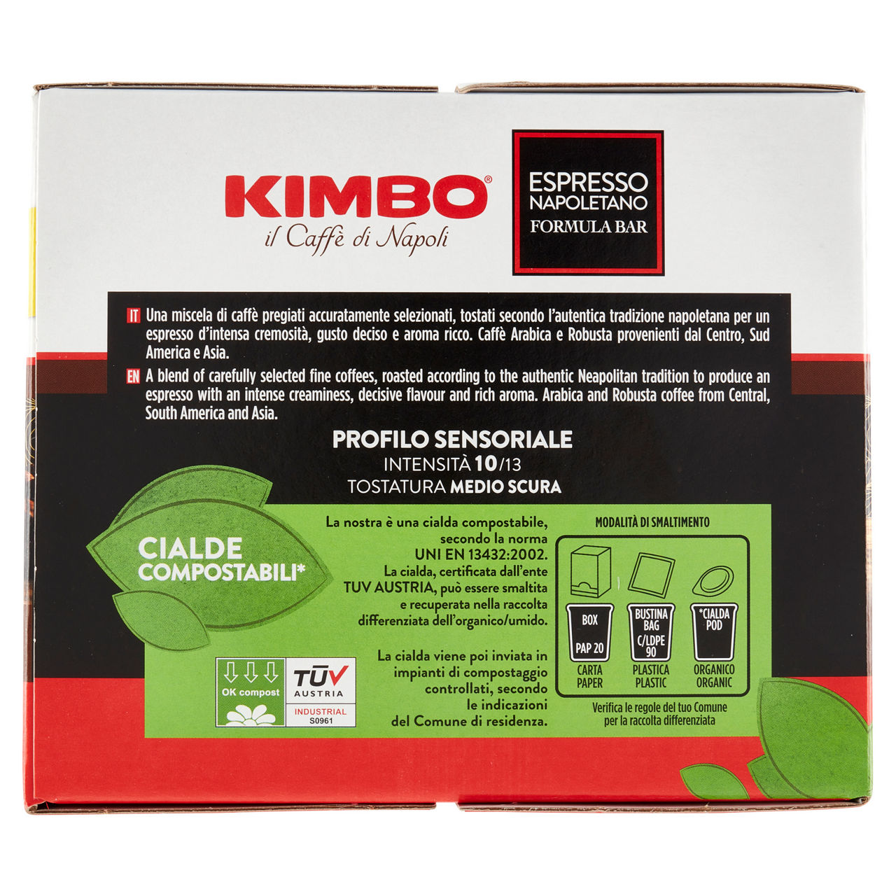 Caffè in cialde compostabili espresso Napoletano 50 pz 365 gr - Immagine 51
