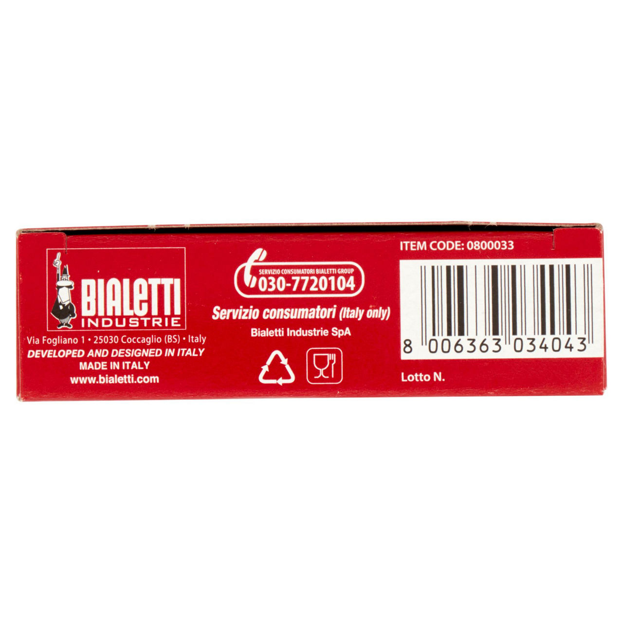 Blister 3 guar+ 1 piastrina 3/4 tz bialetti - Immagine 51