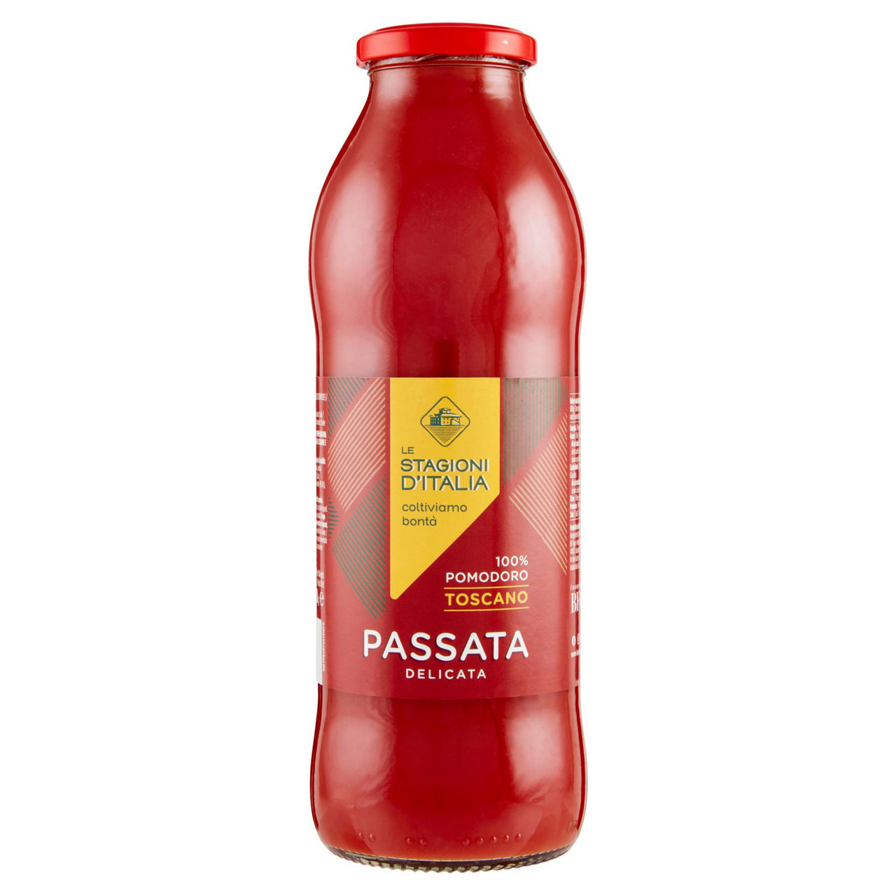 Passata pomodoro delicata le stagioni d'italia vaso vetro 690g - Immagine 01