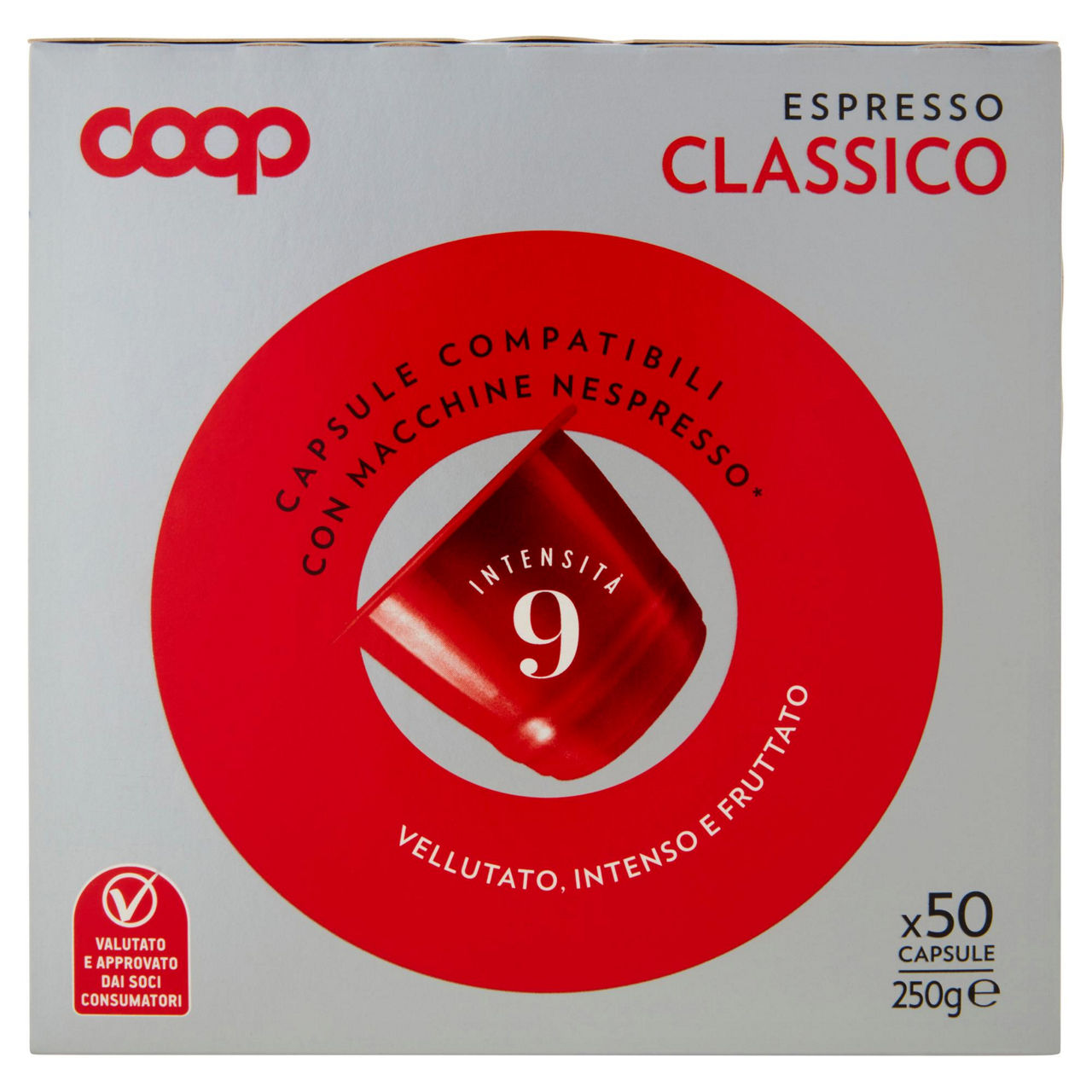 Caffè in capsule espresso miscela classica compatibili con Nespresso 50 pz