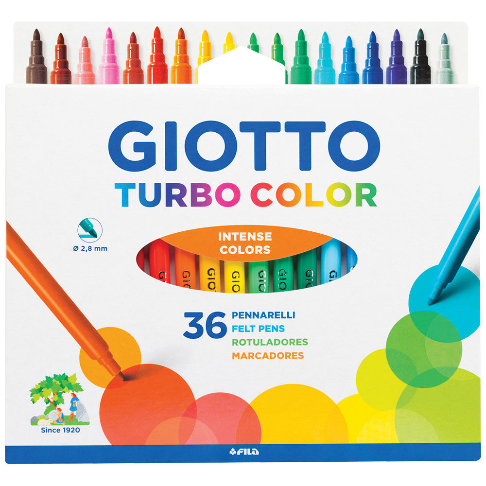 36 pennarelli turbo color