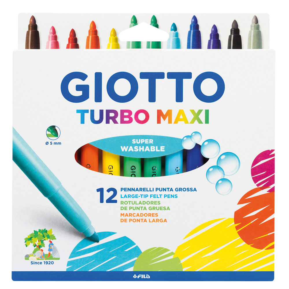 12 pennarelli turbo maxi - Immagine 01