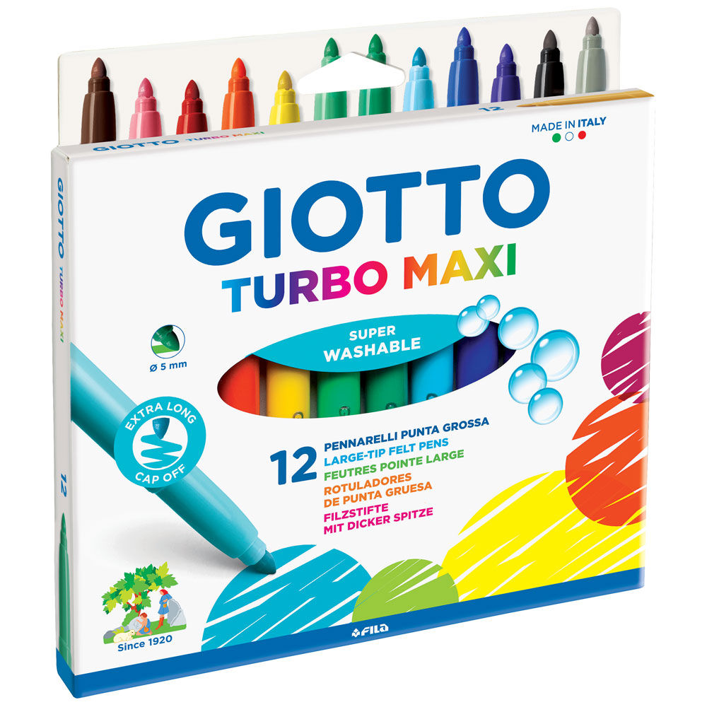 Pennarelli Turbo Maxi 12 pz
