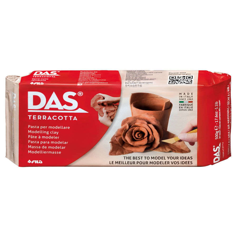 Pasta modellabile colore terracotta 500 gr