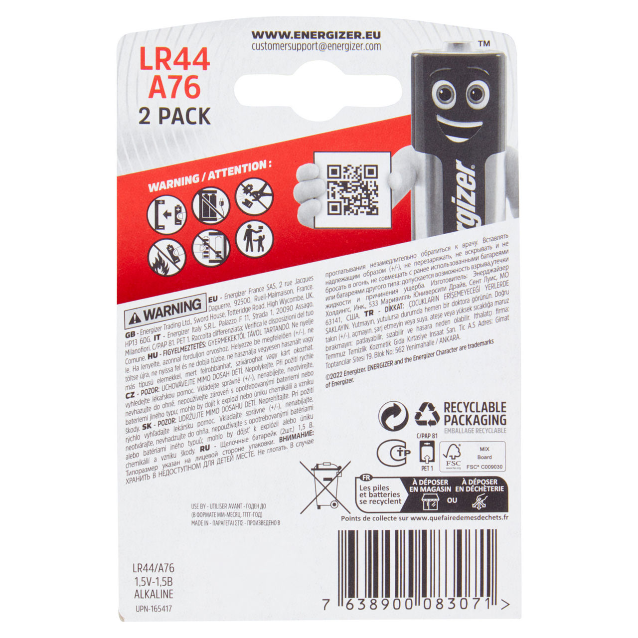 2 pile lr44/a76 - Immagine 11