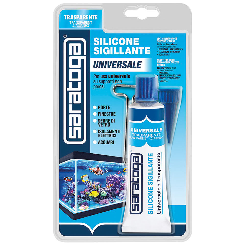 Silicone sigillante universale trasparente 60 gr
