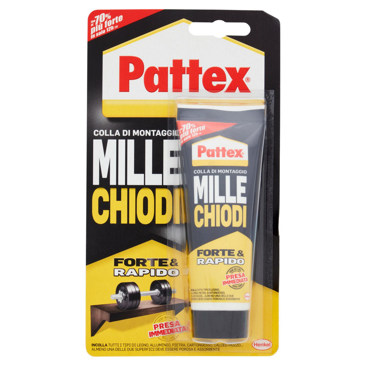 Colla millechiodi 100 gr pattex acrilico base acquosa