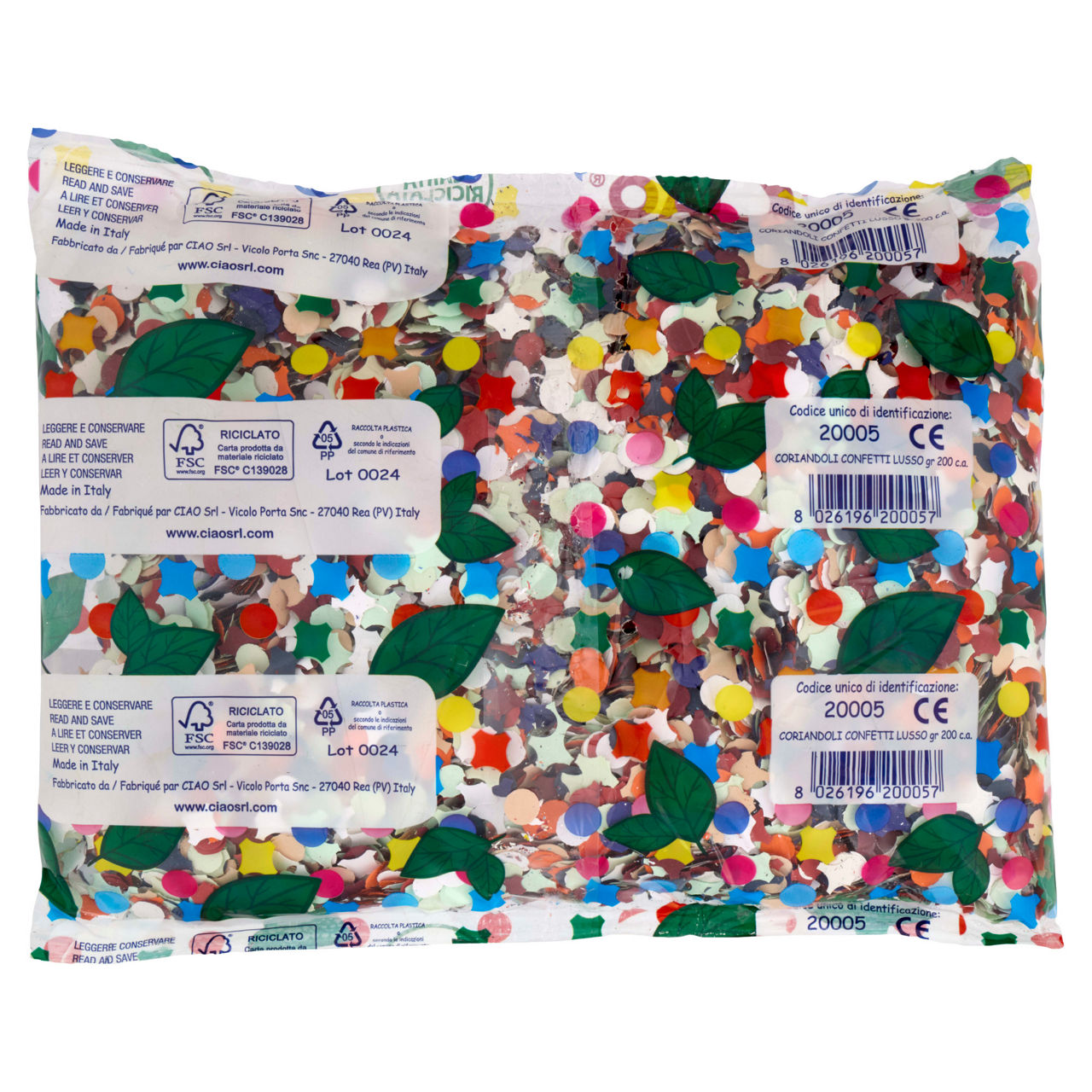 Busta di coriandoli 200 gr - Immagine 41