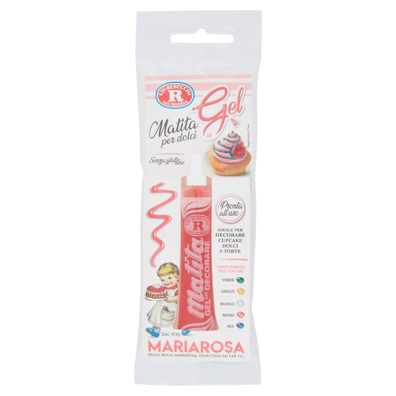 Matita gel per decorazione dolci 25 gr - Immagine 01
