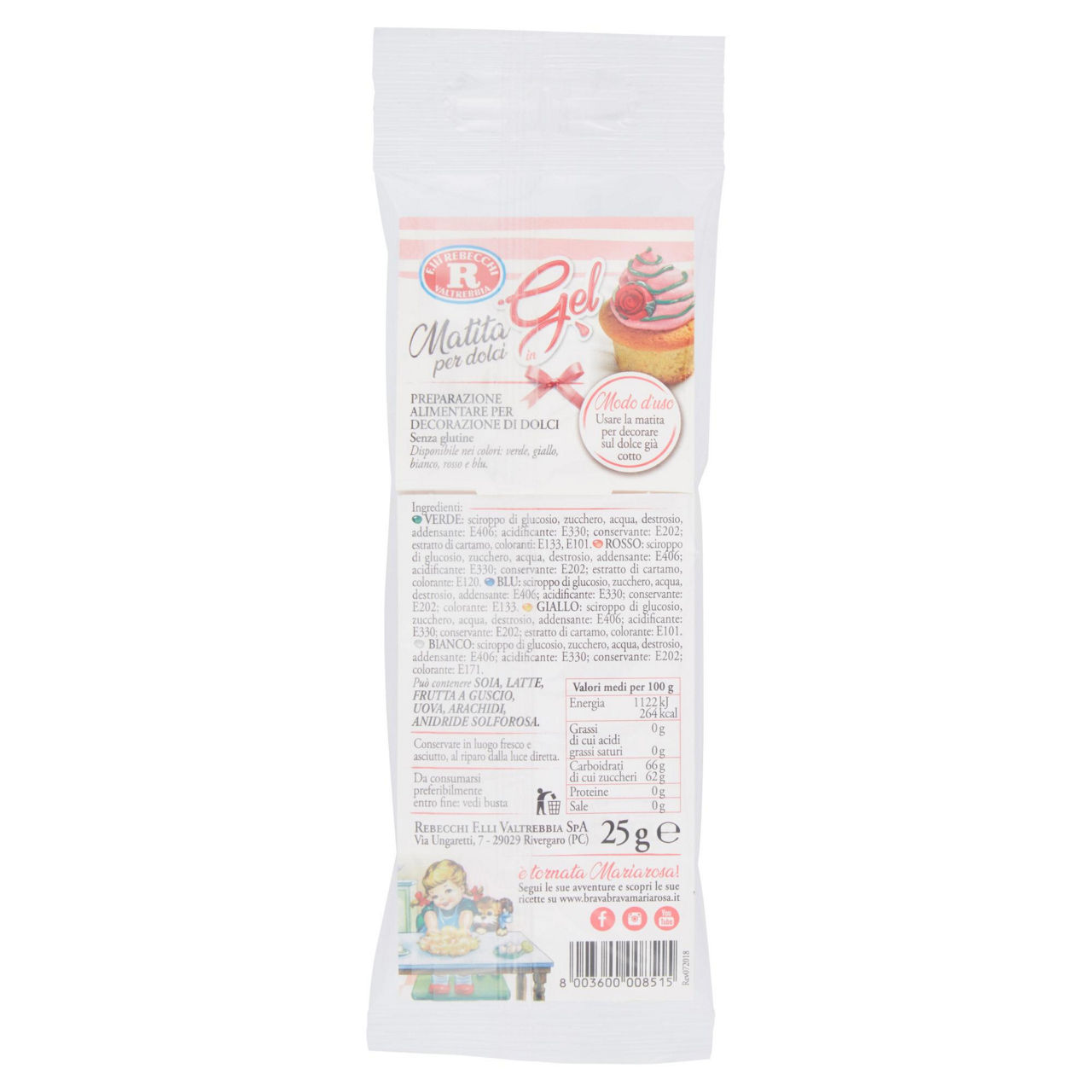 Matita gel per decorazione dolci 25 gr - Immagine 51