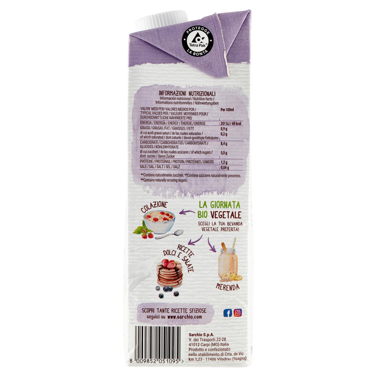 Bevanda di avena bio senza zuccheri 1 lt - Immagine 51