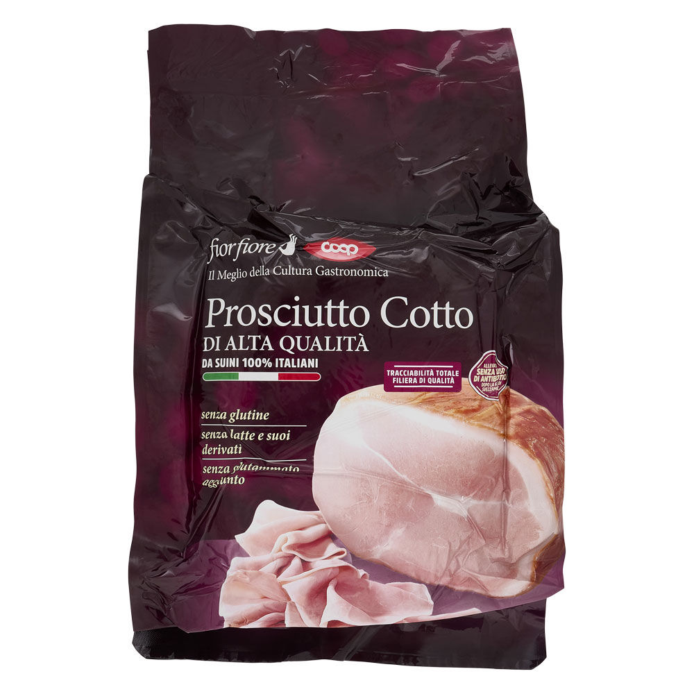 Prosciutto cotto di alta qualità affettato - Immagine 01