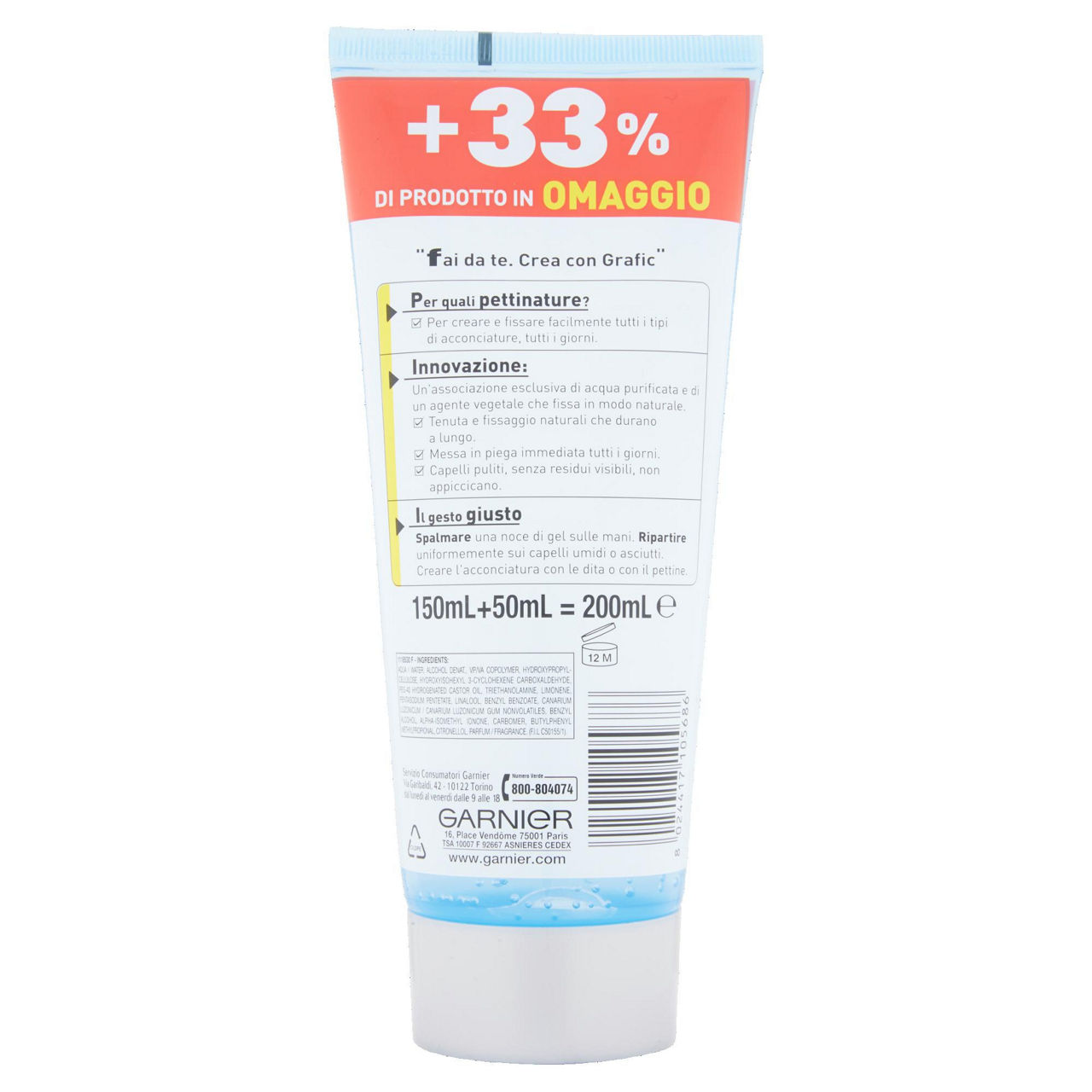 Gel capelli fissante extra forte aquagel 200 ml - Immagine 31