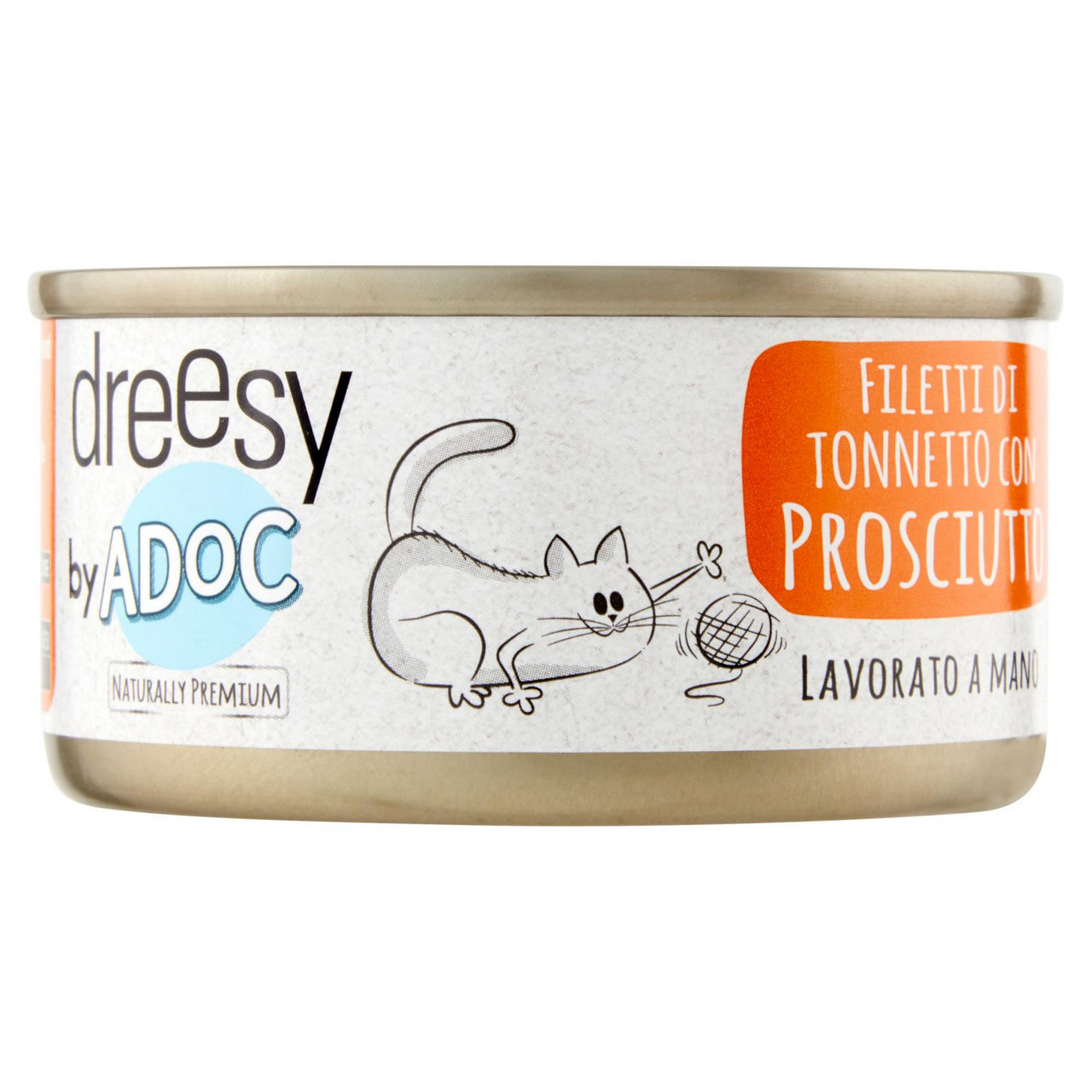 Umido per gattt filetti di tonnetto con prosciutto 85 gr - Immagine 01