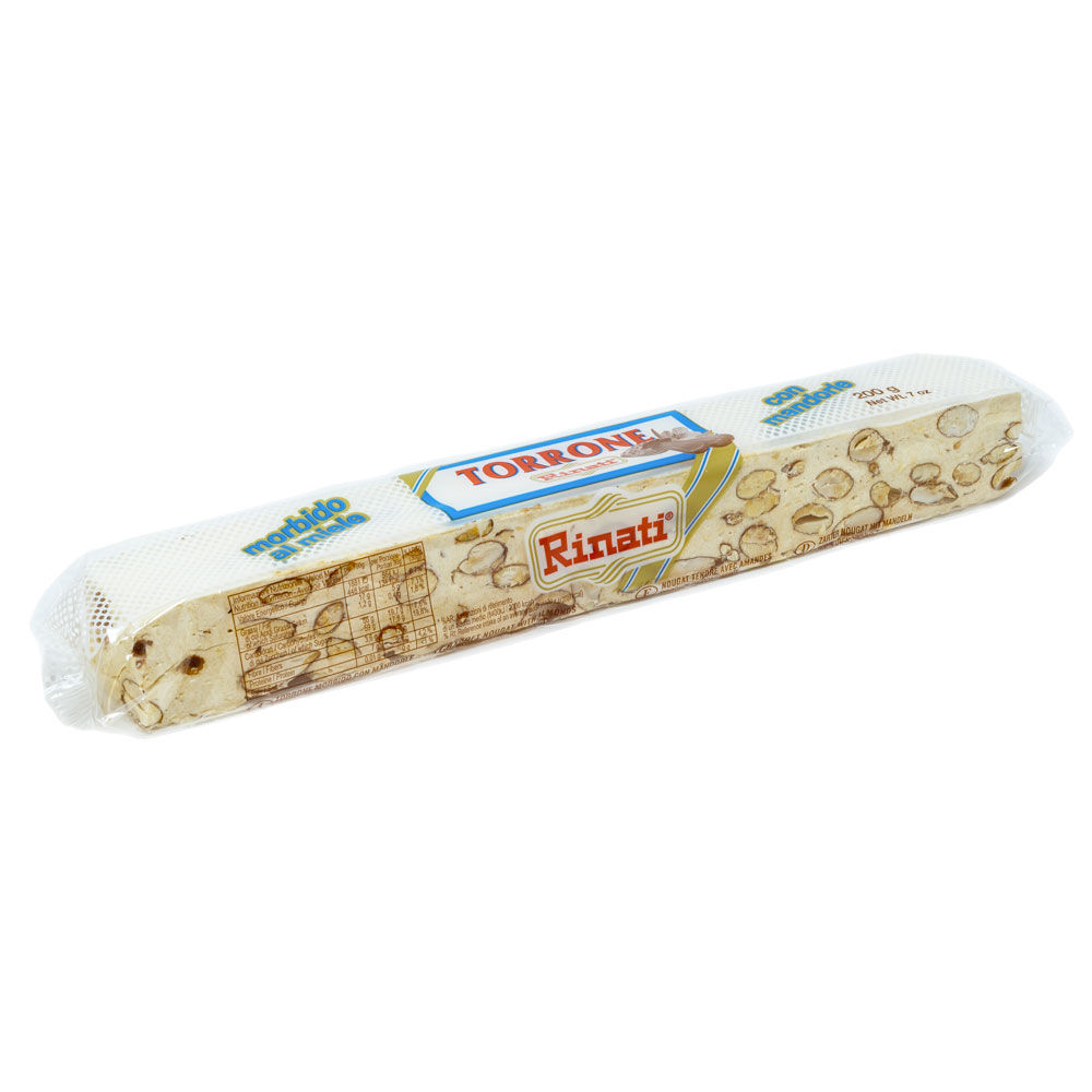 Torrone  miele/mandorla rinati cellophane gr 200