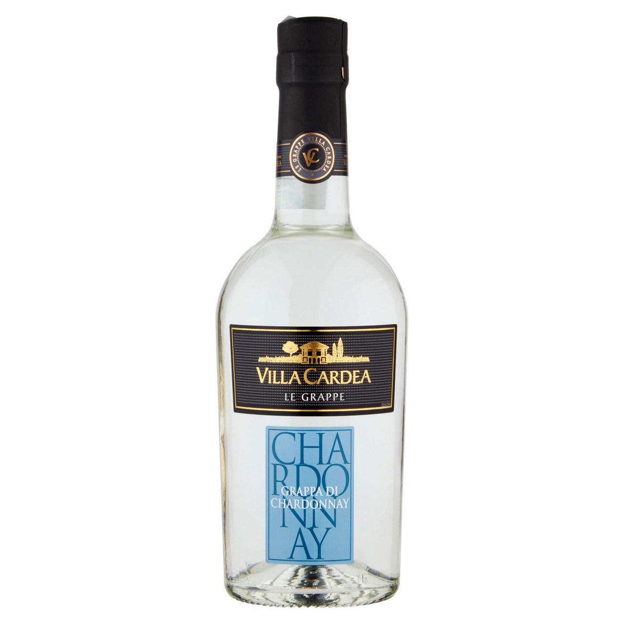 Grappa chardonnay 40 gradi villa cardea bottiglia ml 500 - Immagine 01