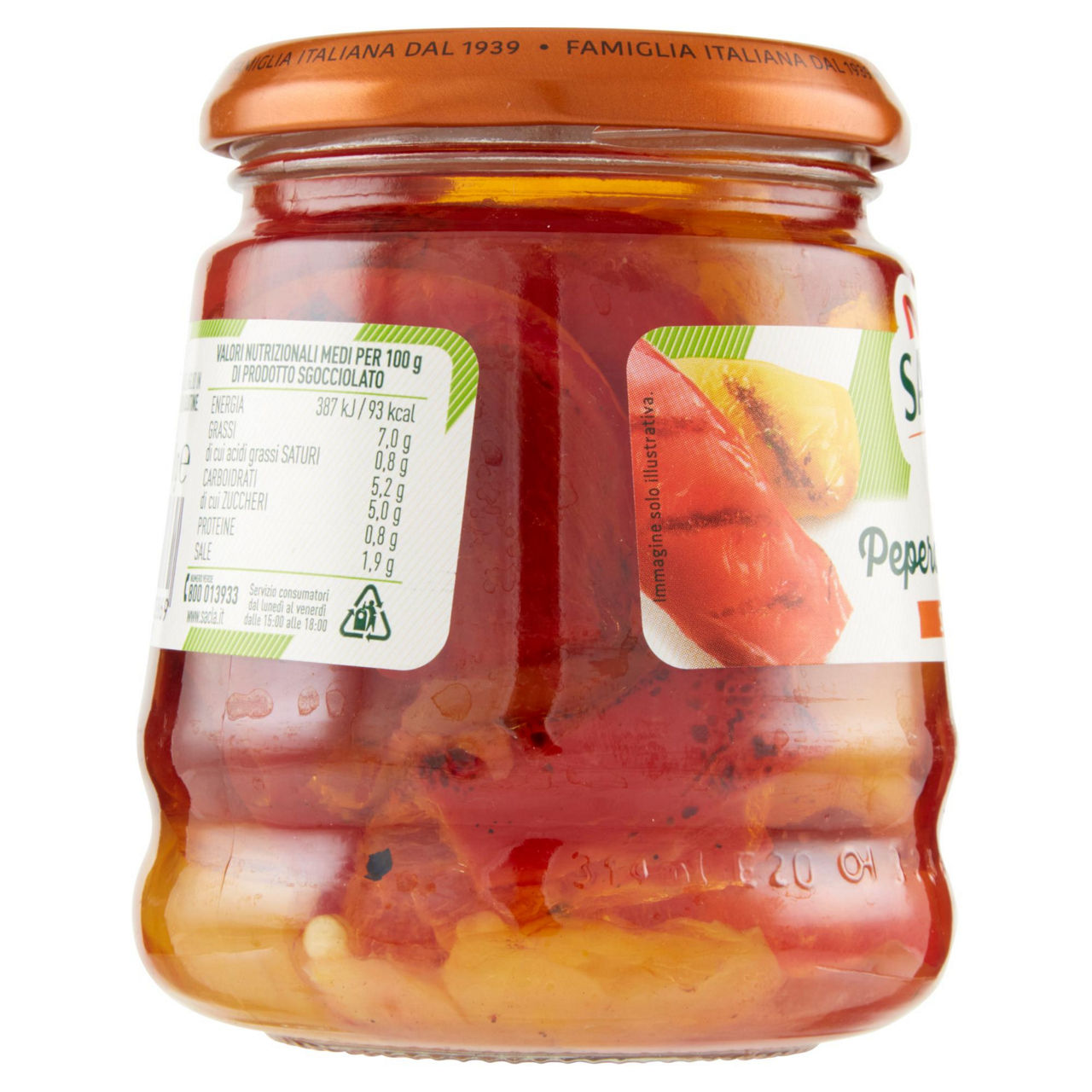 Peperoni grigliati in olio di semi di girasole 290 gr - Immagine 21