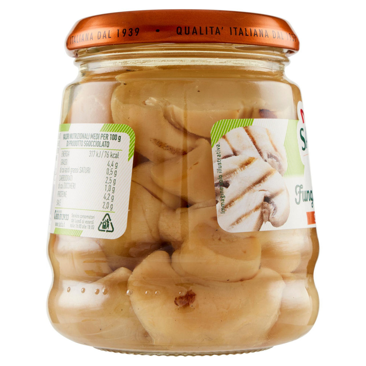 Funghi grigliati in olio di semi di girasole 280 gr - Immagine 51
