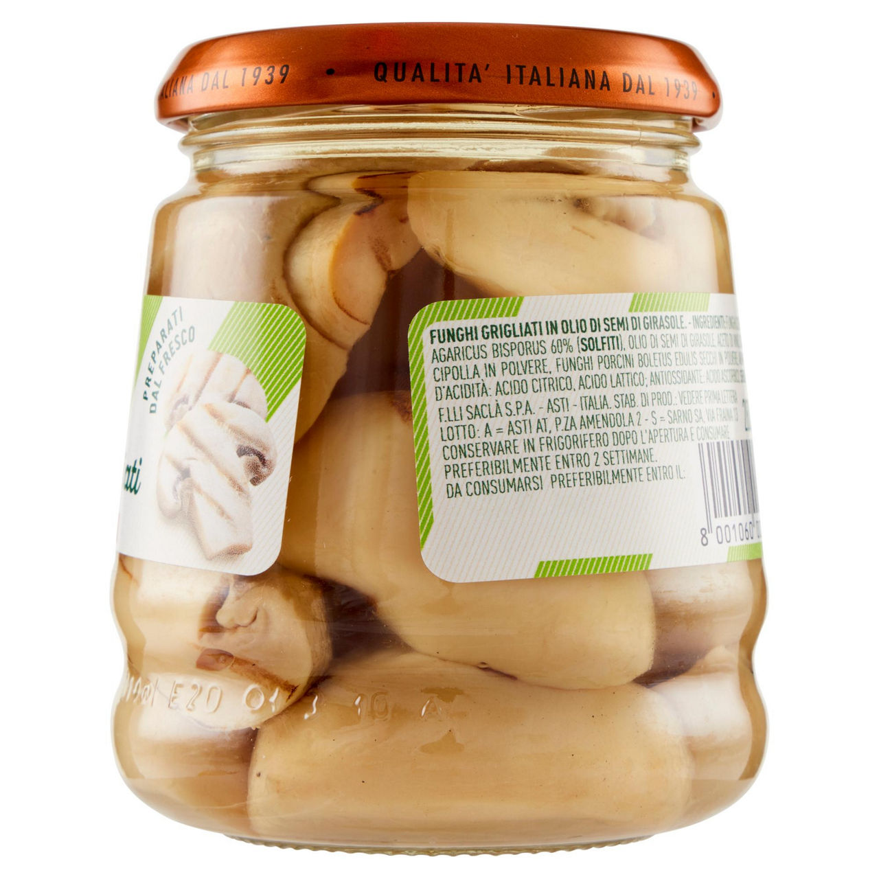 Funghi grigliati in olio di semi di girasole 280 gr - Immagine 11