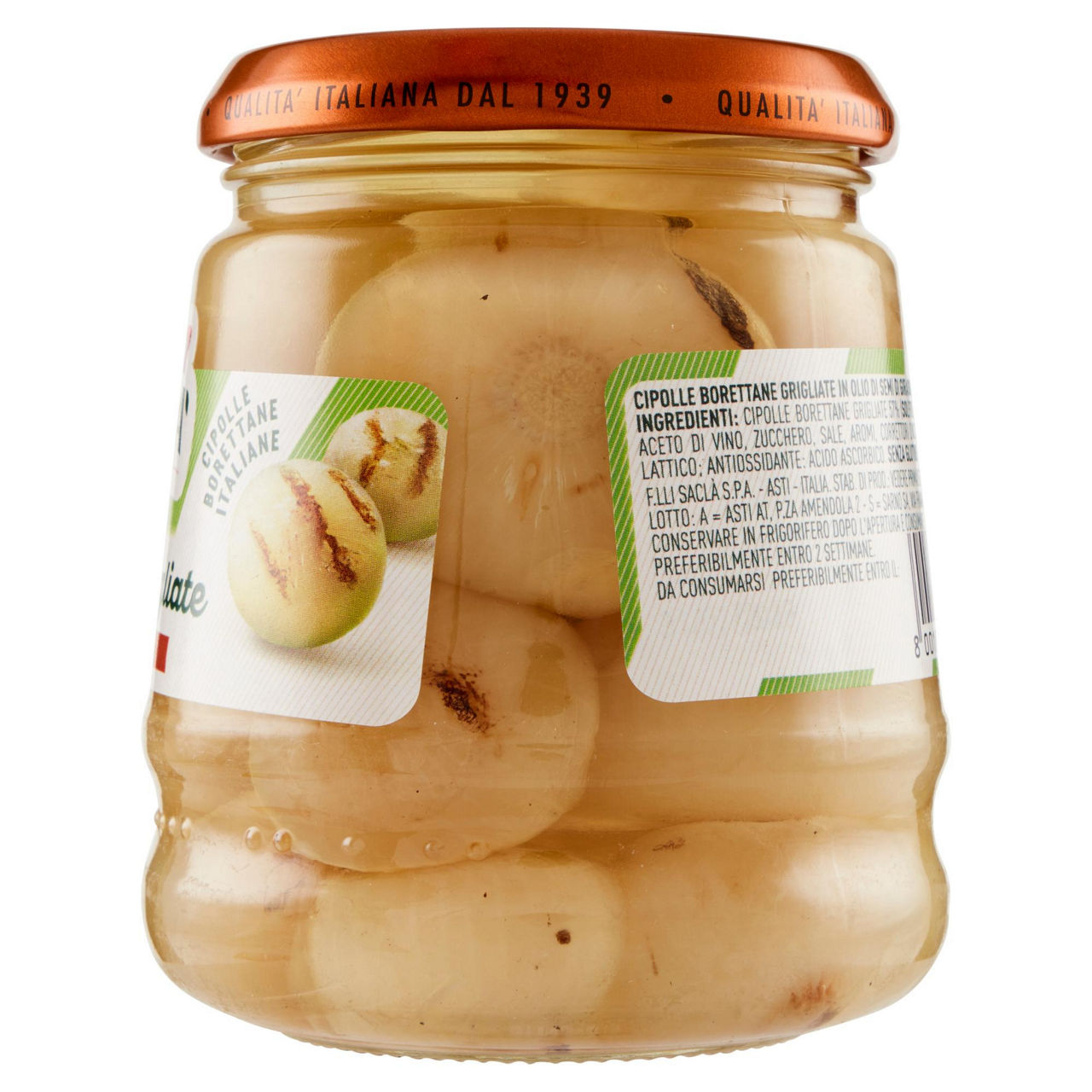 Cipolle borettane grigliate in olio di semi di girasole 280 gr - Immagine 21