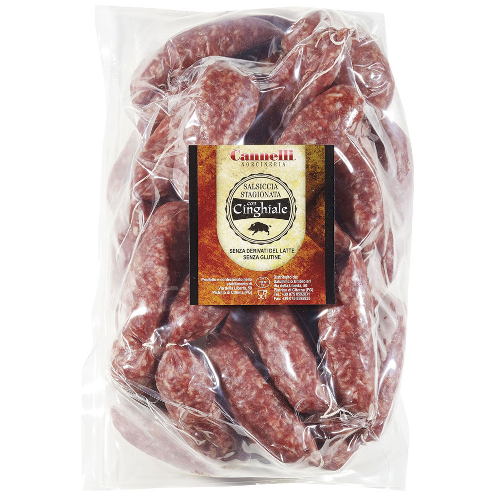 Salsiccia stagionata con cinghiale