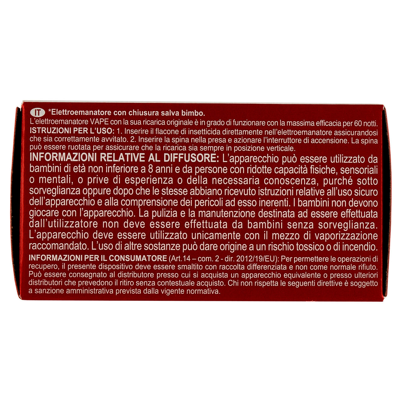 Repulsivo elettroemanatore vape magic base+ricarica liq.60 notti pz.1 - Immagine 41