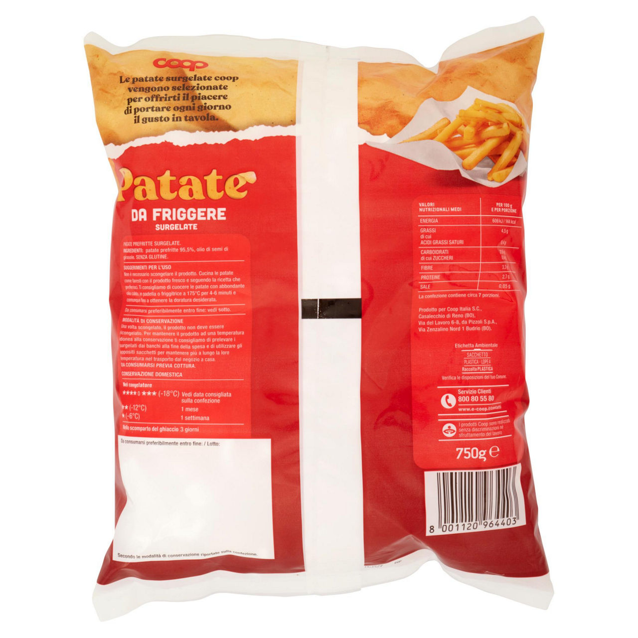 Patate da friggere surgelate 750 gr - Immagine 31