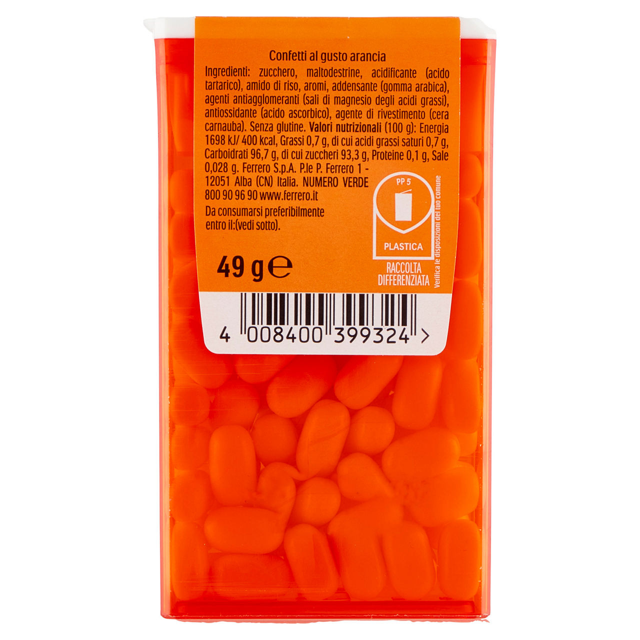 Caramelle Tic Tac all'arancia 49 gr - Immagine 31