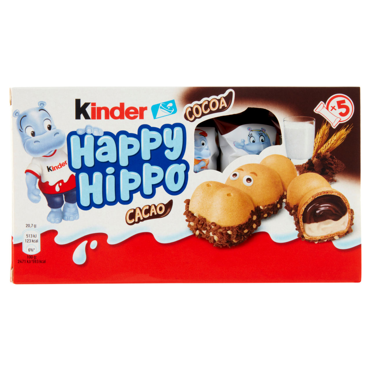 Happy hippo 5 pz 