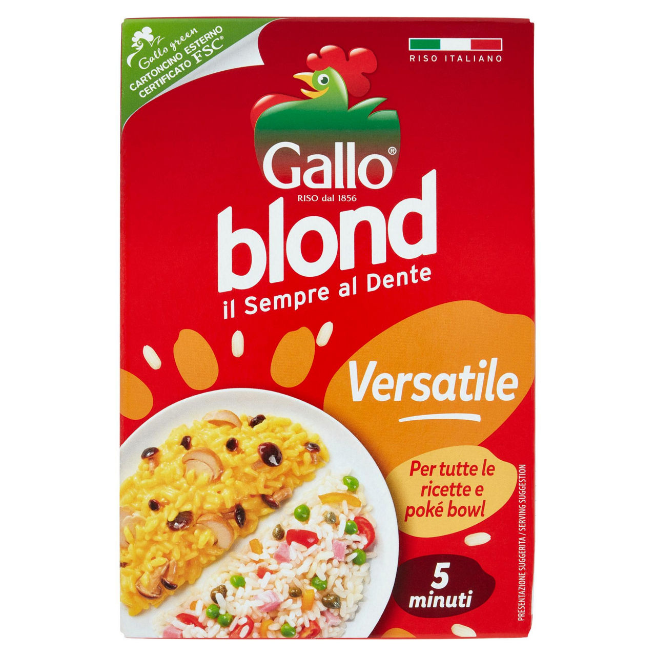 Riso gallo blond 5 minuti s/v gr.500 - Immagine 01