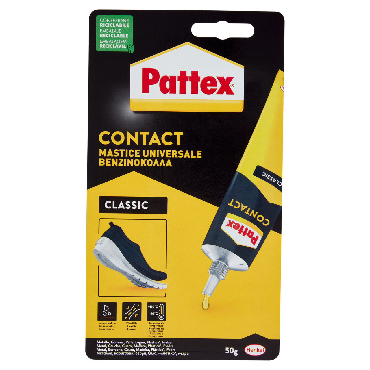 Contact mastice universale chiaro 50g pattex - Immagine 01