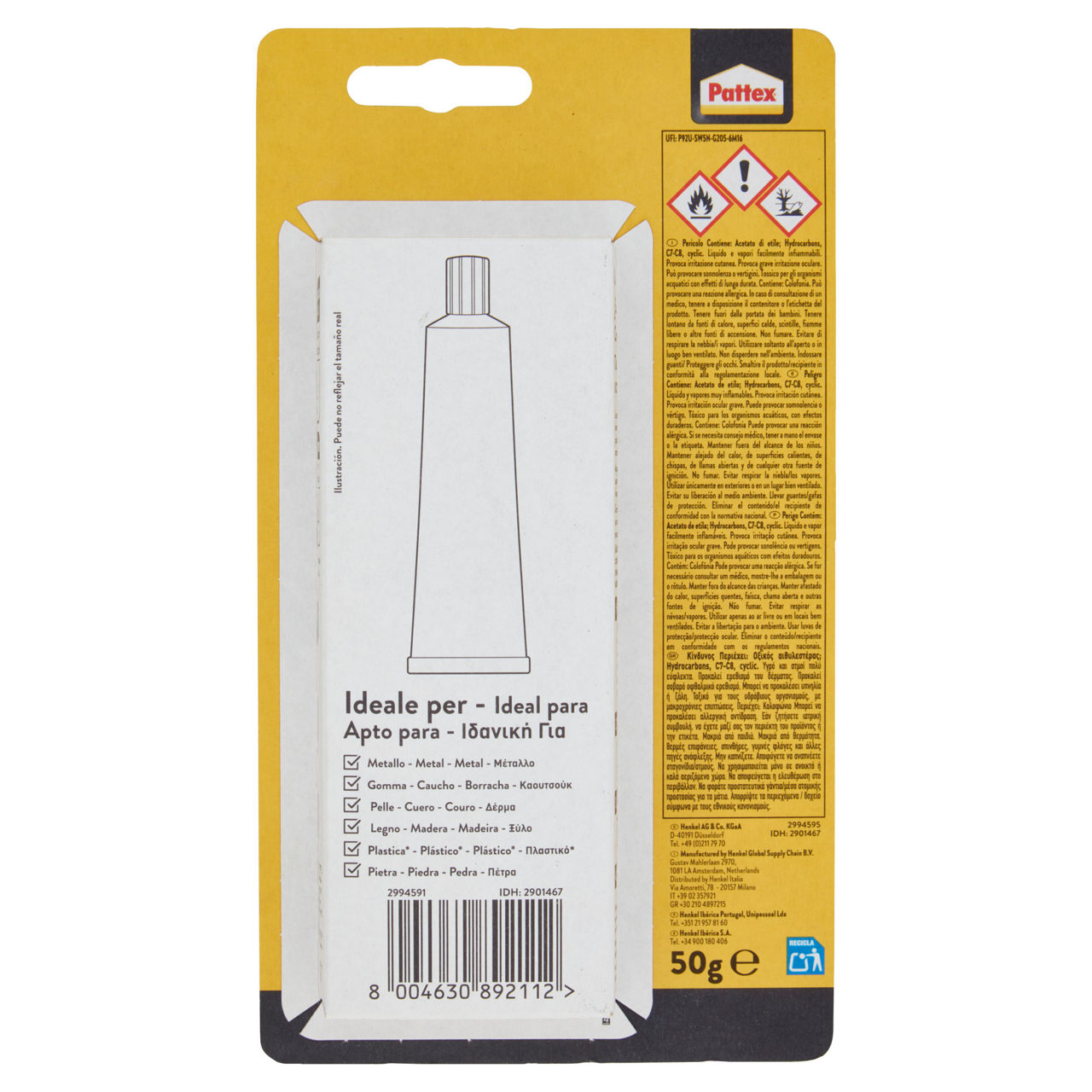 Contact mastice universale chiaro 50g pattex - Immagine 21