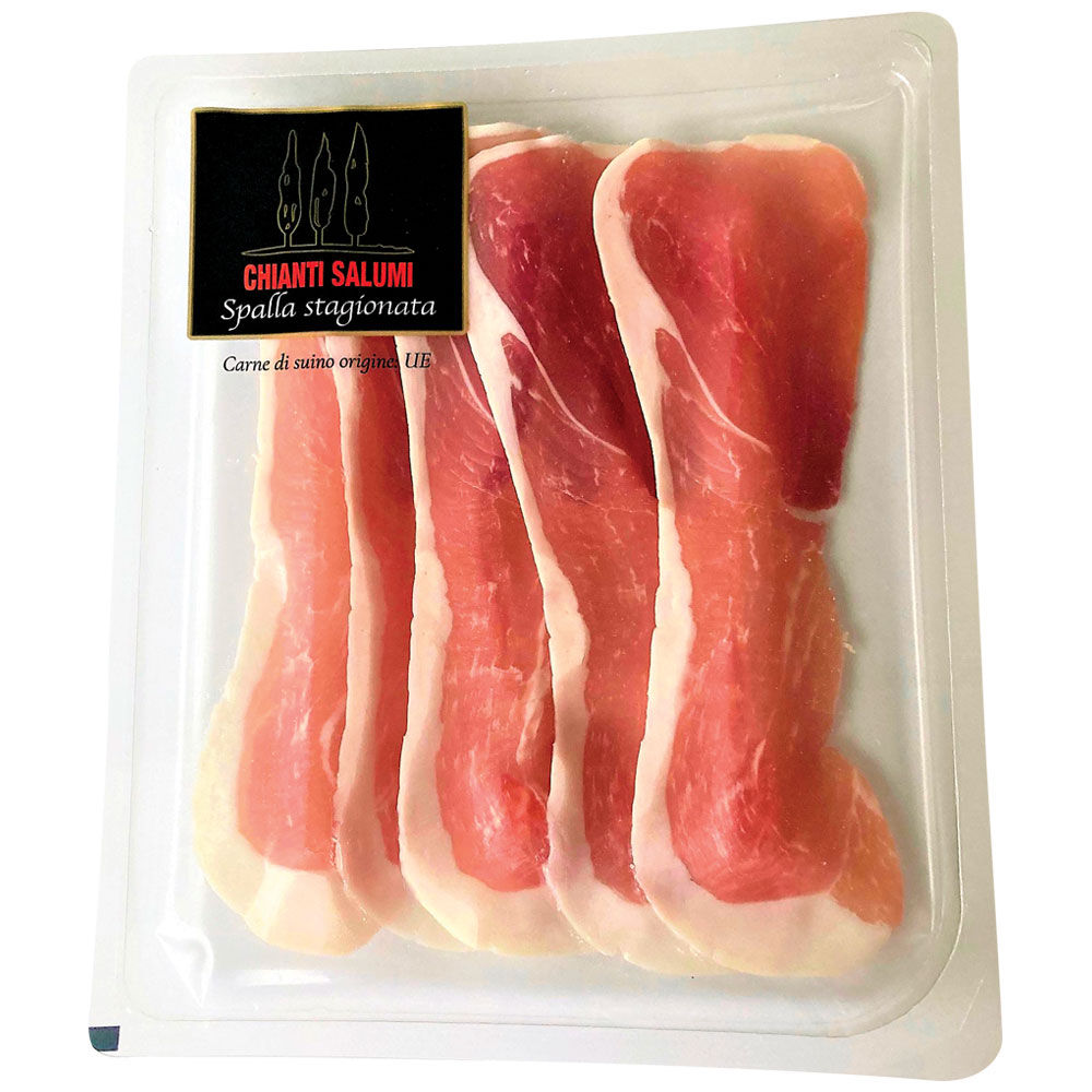 Spalla stagionata affettata 80 gr