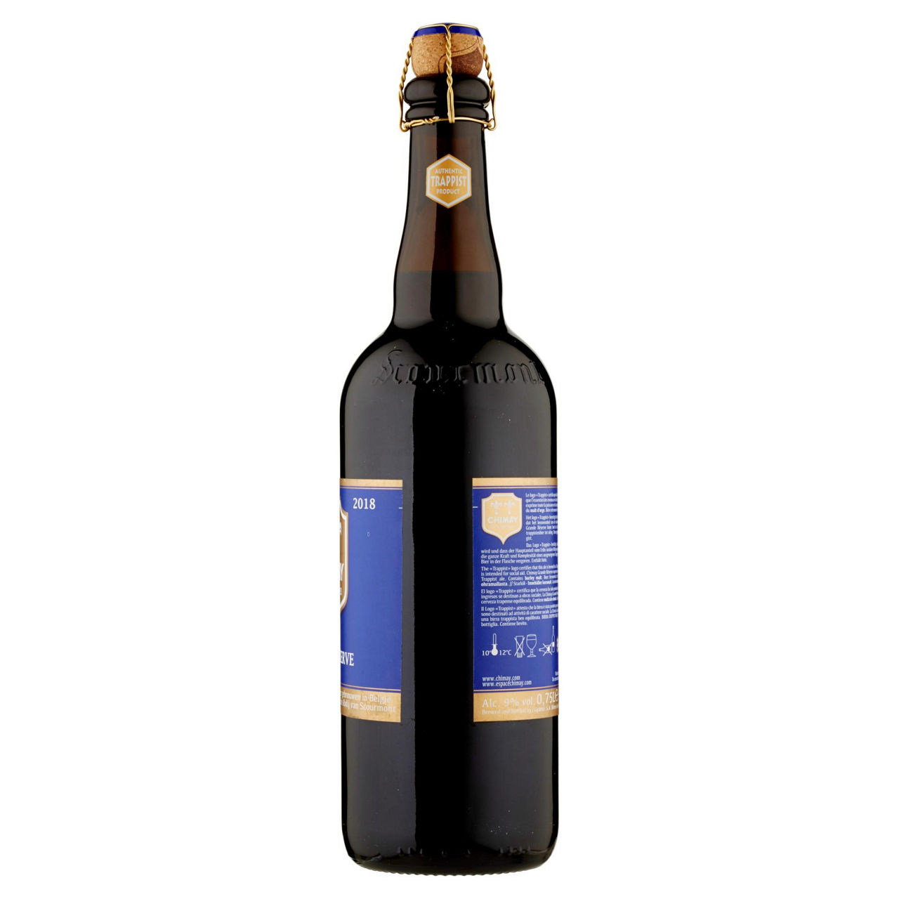 Birra scura chimay grand reserve 9 gradi bottiglia ml 750 - Immagine 51