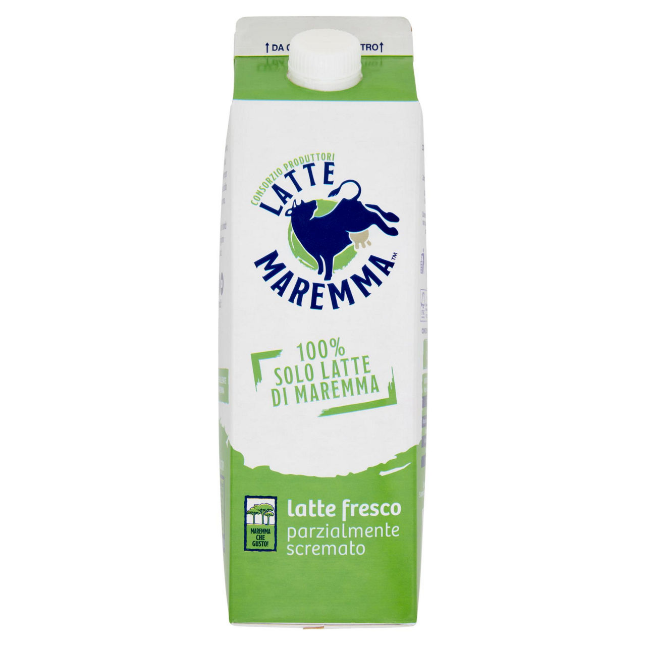 Latte fresco parzialmente scremato di Maremma 1 lt