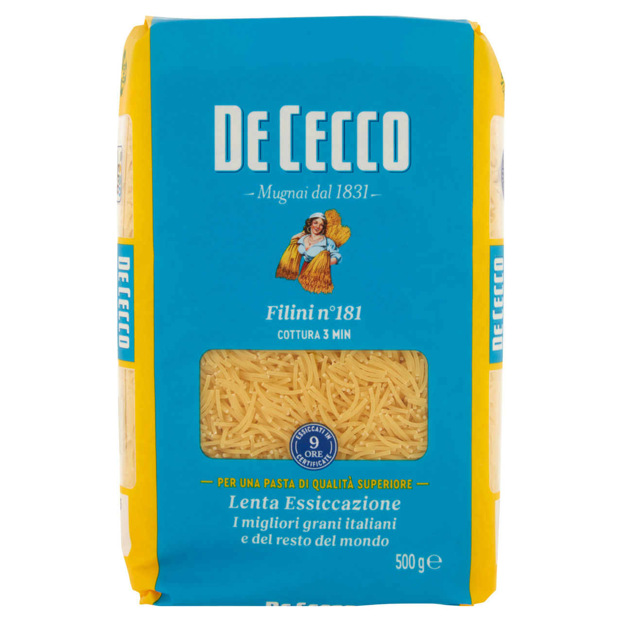 Filini n. 181 pasta di semola di grano duro 500 gr - Immagine 01