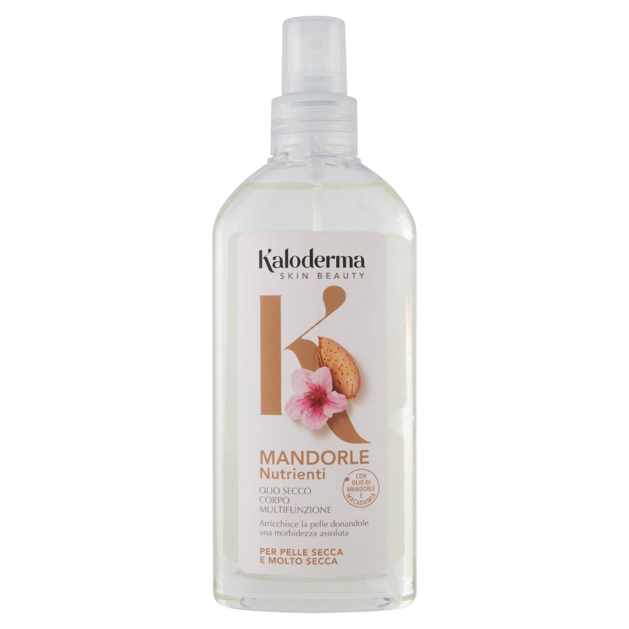 Olio secco corpo spray mandorle nutrienti 200 ml - Immagine 01