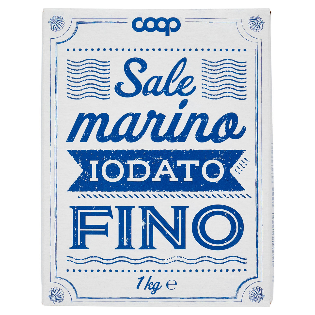 Sale iodato marino fino coop scatola kg.1