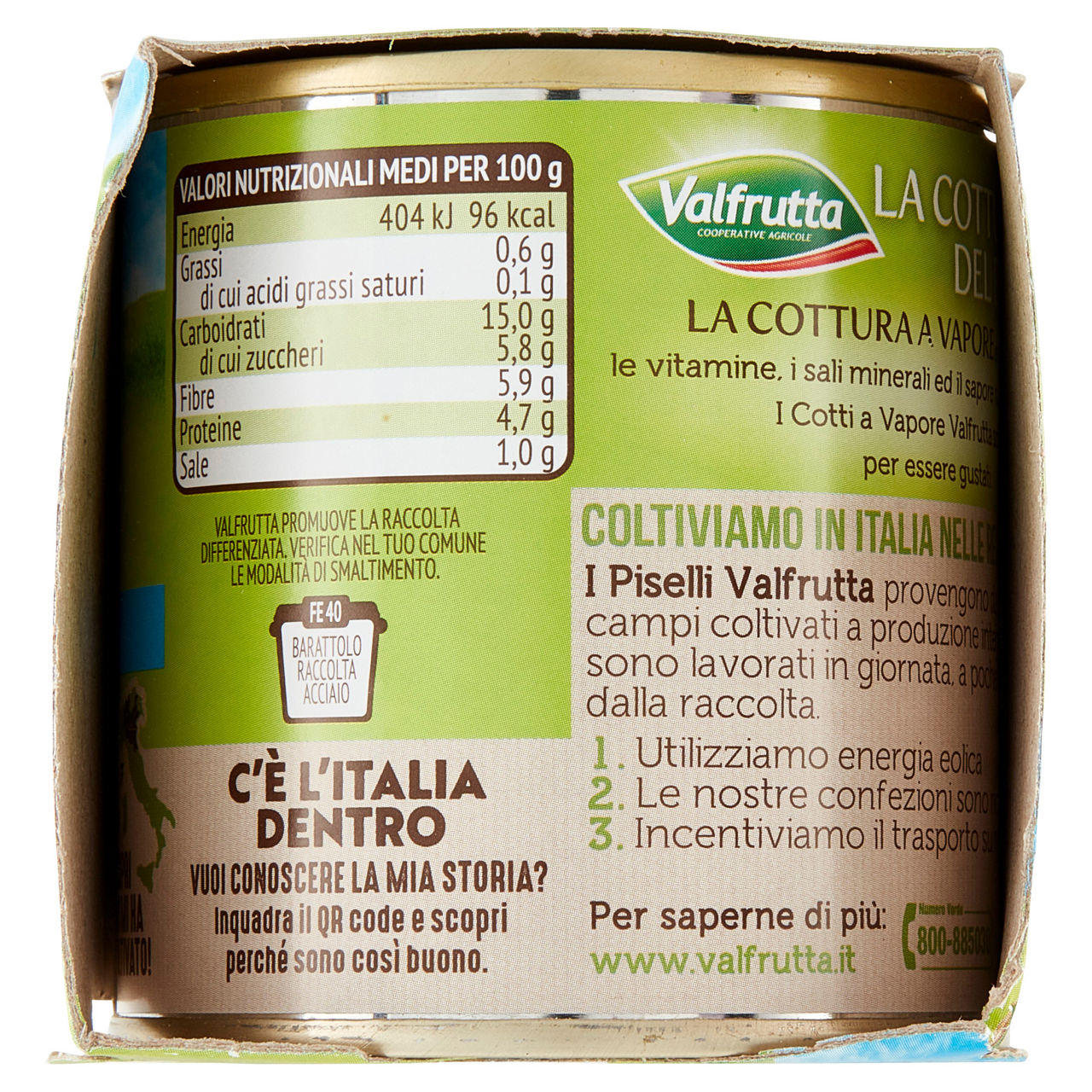 Piselli piccoli italiani cotti a vapore 3 pz x 140 gr - Immagine 41