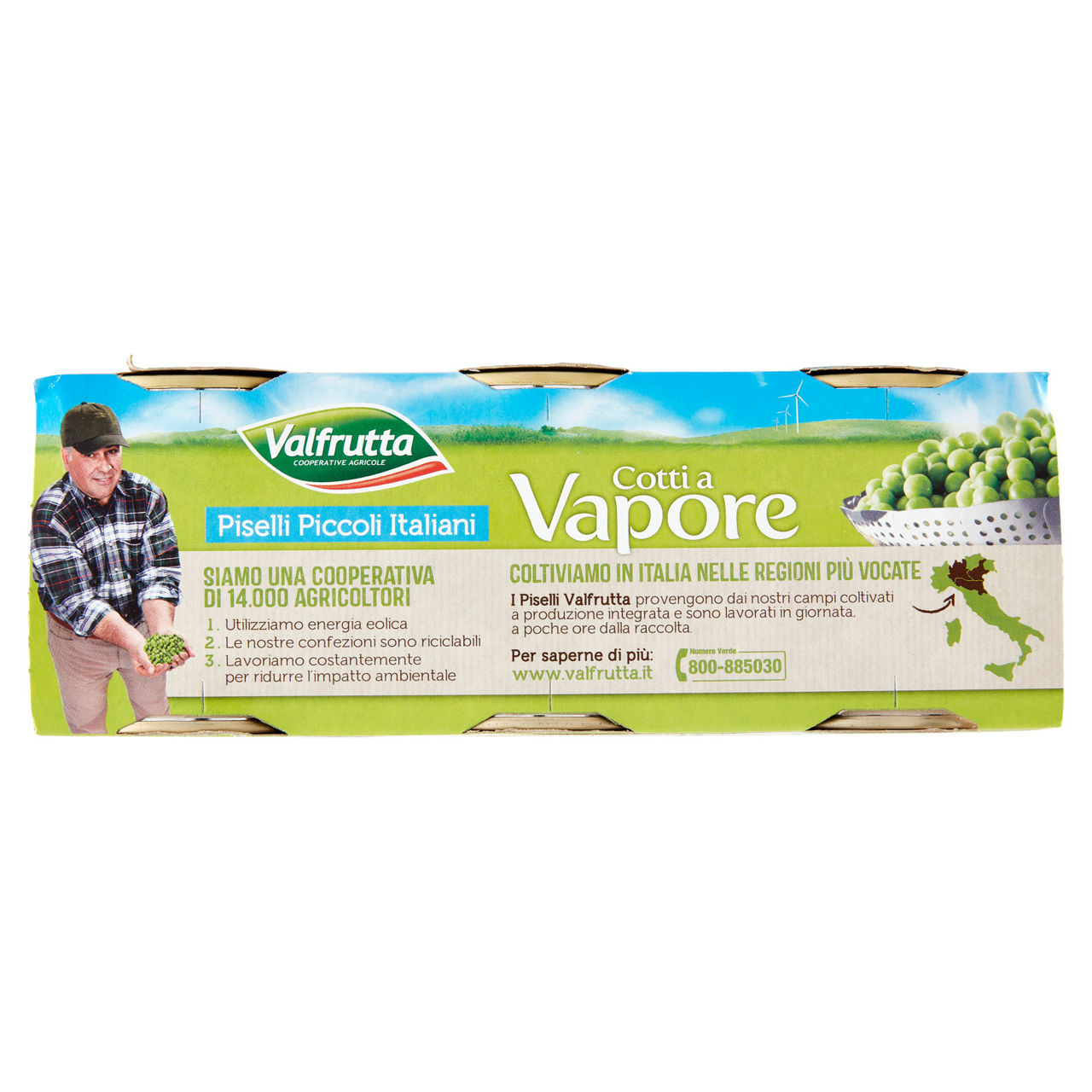 Piselli piccoli italiani cotti a vapore 3 pz x 140 gr - Immagine 51