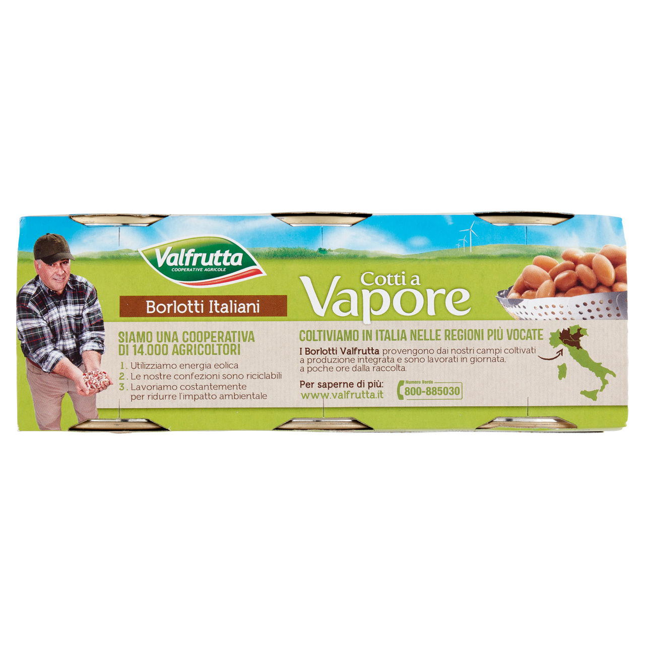 Fagioli borlotti italiani cotti a vapore 3 pz x 140 gr - Immagine 31