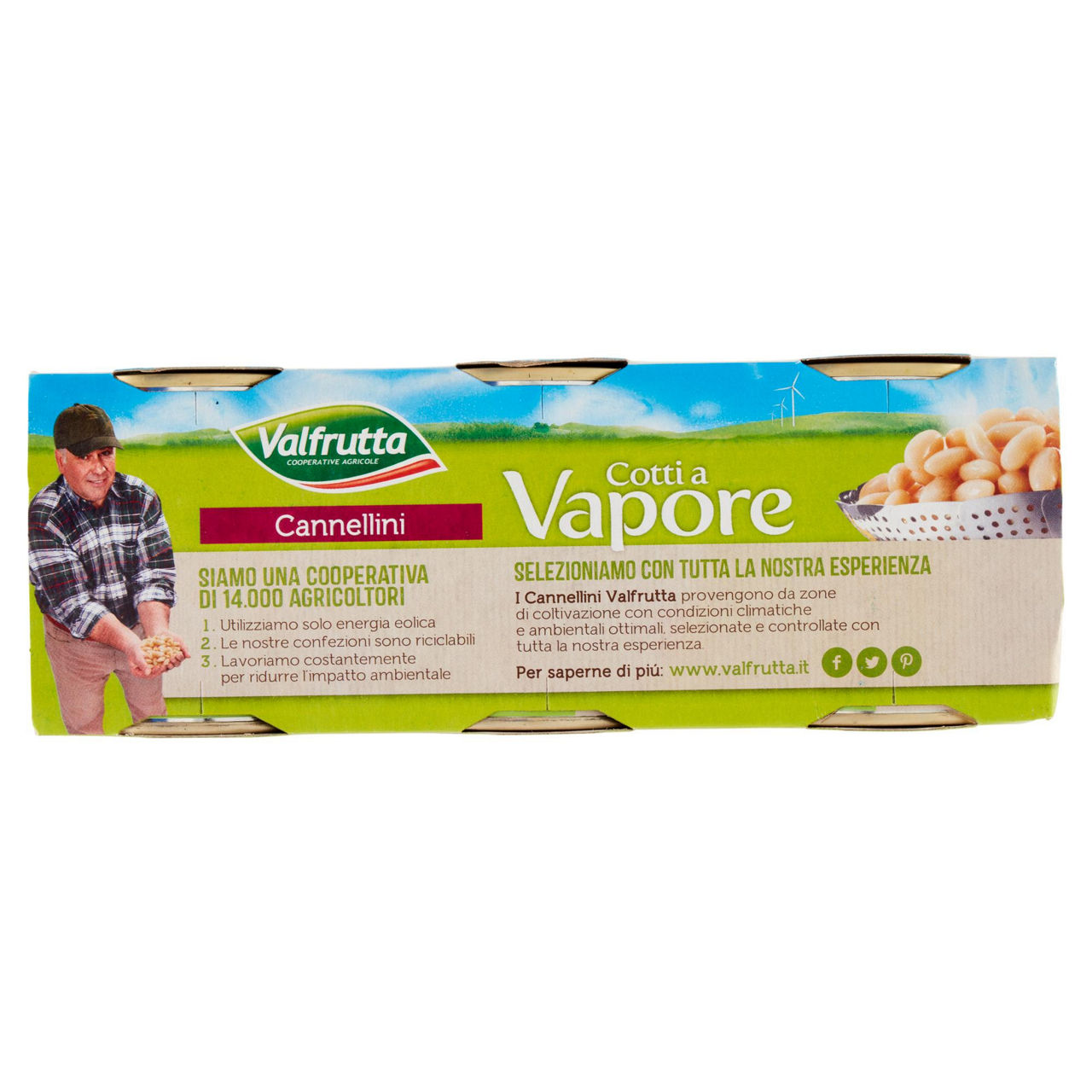 Fagioli cannellini cotti a vapore 3 pz x 140 gr - Immagine 51