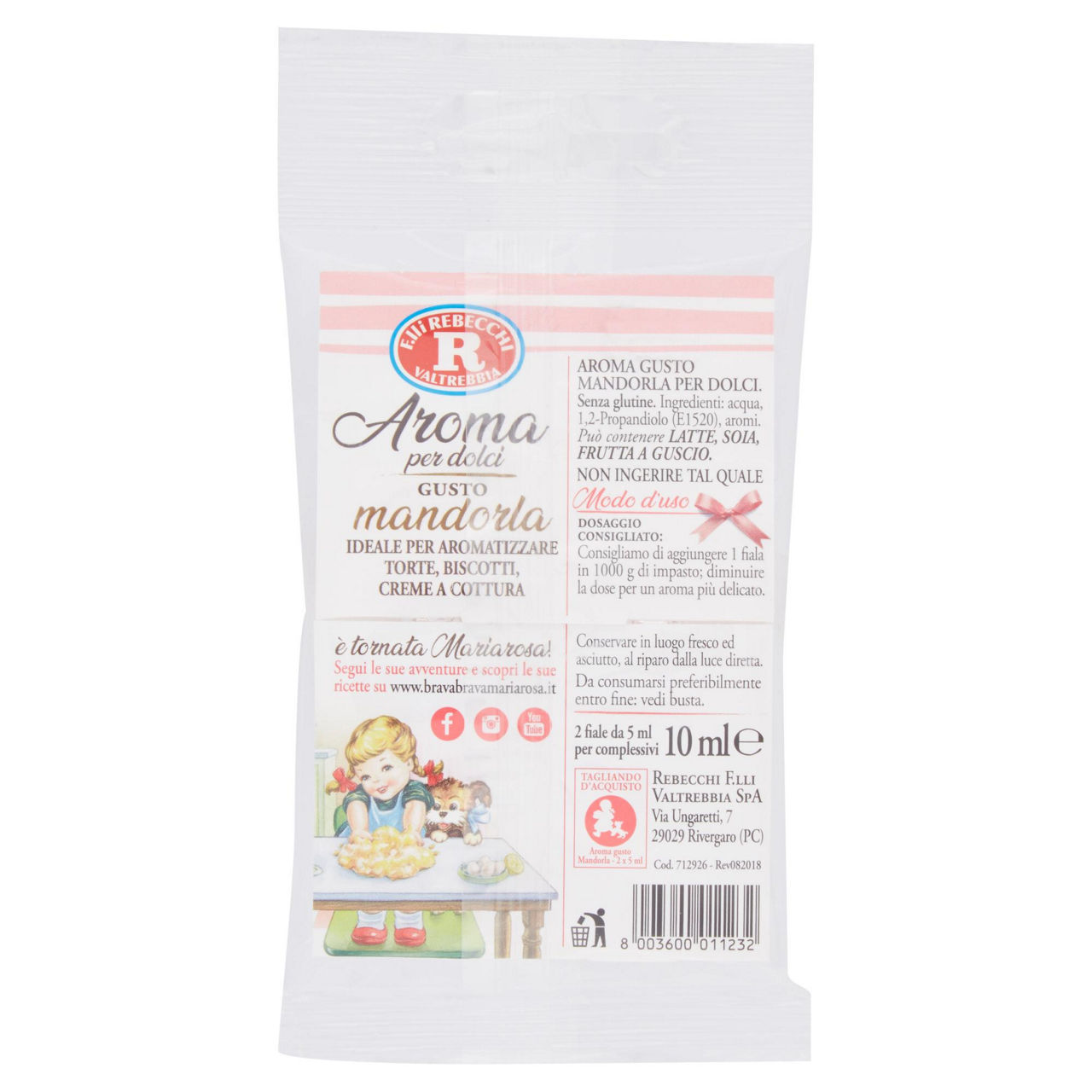 Aroma per dolci gusto mandorla 2 pz 10 ml - Immagine 51